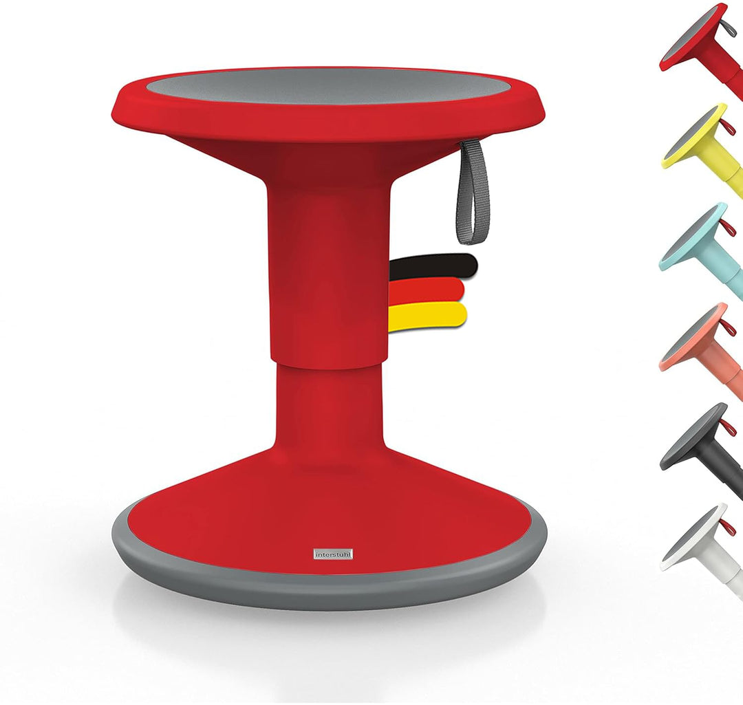 Interstuhl UPis1 - ergonomischer Sitzhocker mit Schwingeffekt - höhenverstellbar - Hocker mit rutsch