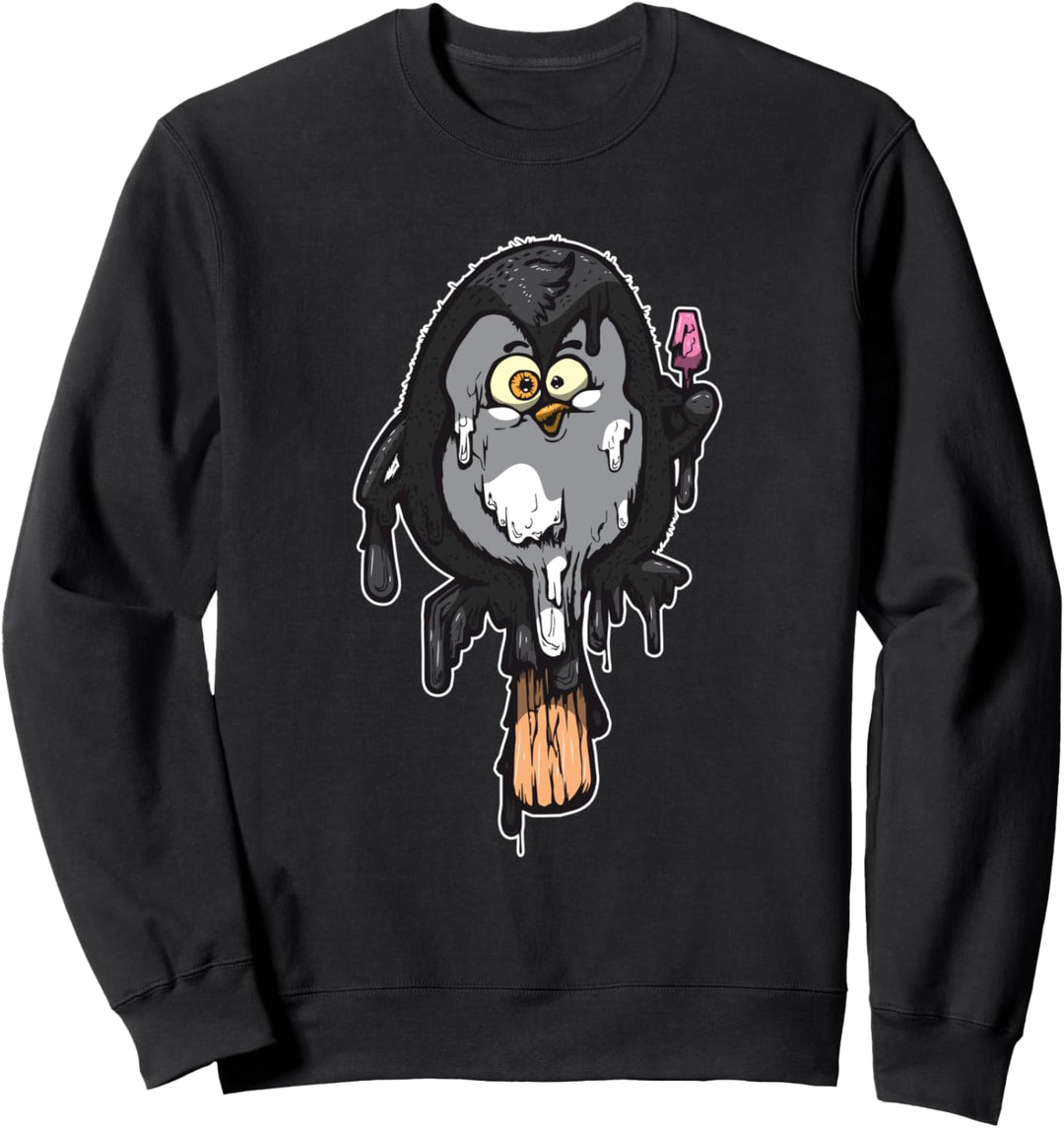 Schmelzender Pinguin Eis - Eiscremeförmige Tiere Sweatshirt