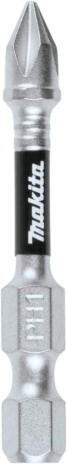 Makita E-00773 Impact XPS #2 Phillips 2" Power Bit, 3/pk 3/pk PH1, 3/pk PH1