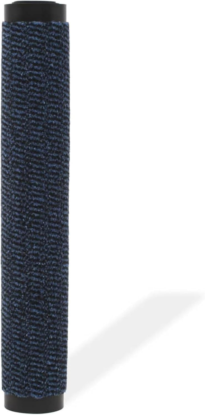 Staubschutzmatte rechteckig getuftet 80x120cm blau