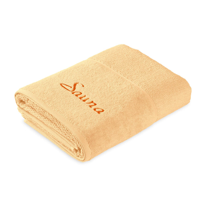 frottana Pearl Saunatuch 80 x 200 cm aus 100% Baumwolle, maize 80 x 200 cm Maize, 80 x 200 cm Maize