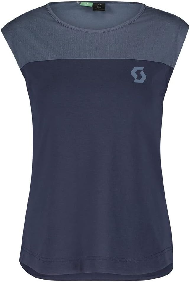 Scott Trail Flow DRI Tank Damen Fahrrad Trikot ärmellos Dark blau 2024 42-44 7367 Dark Blue/Metal Bl