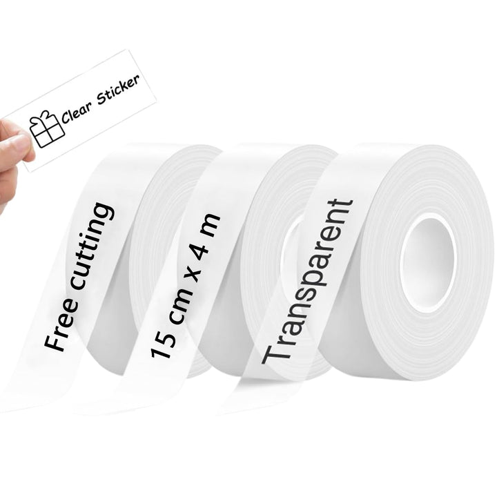 3 Stück Etikettenband Selbstklebend, Selbstklebend Thermo-Etiketten Papier, Drucken Sie Barcode, The