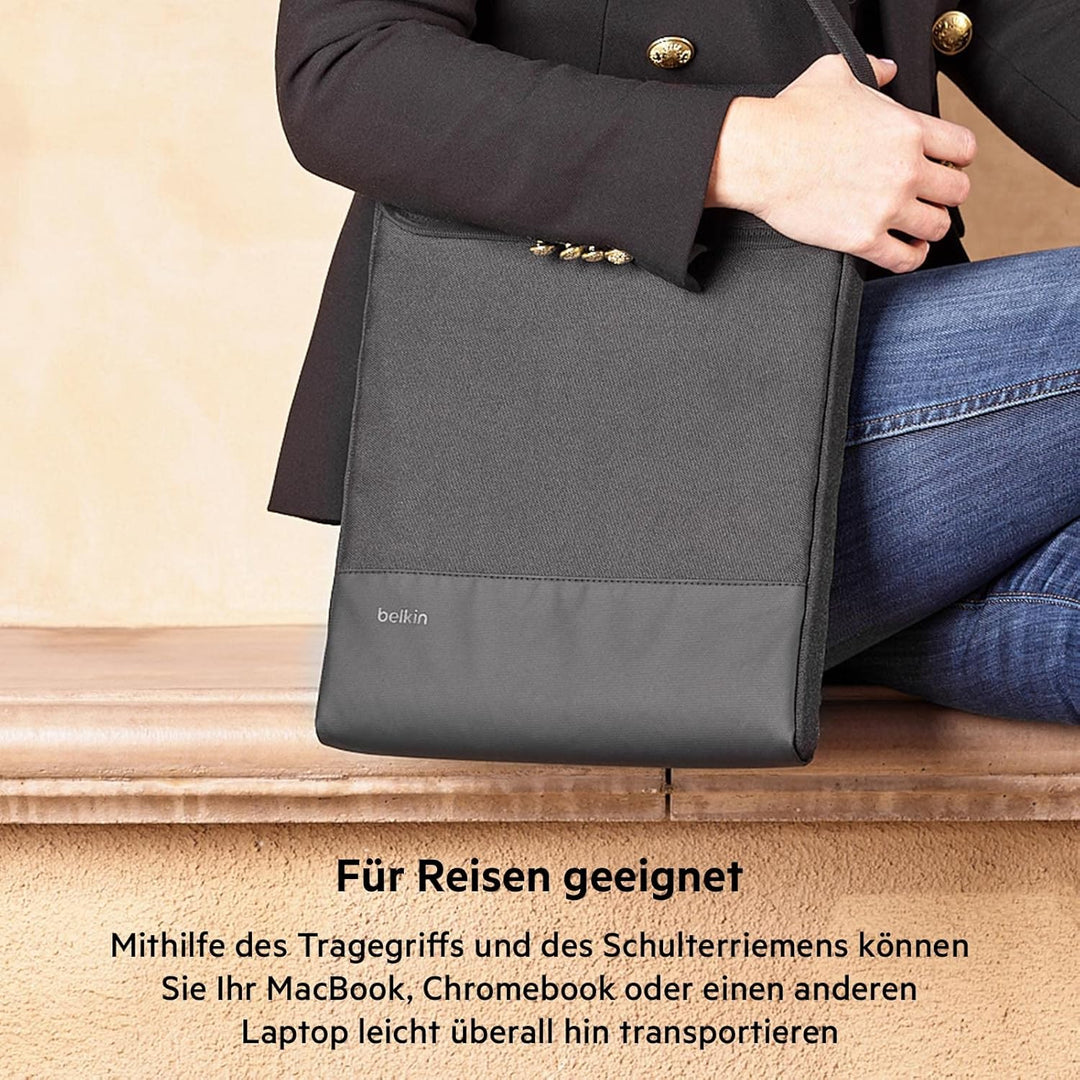Belkin Laptop-Schutzhülle, kompatibel mit Laptops, Tablets und ChromeBooks der Grössen 14 bis 15 Zol