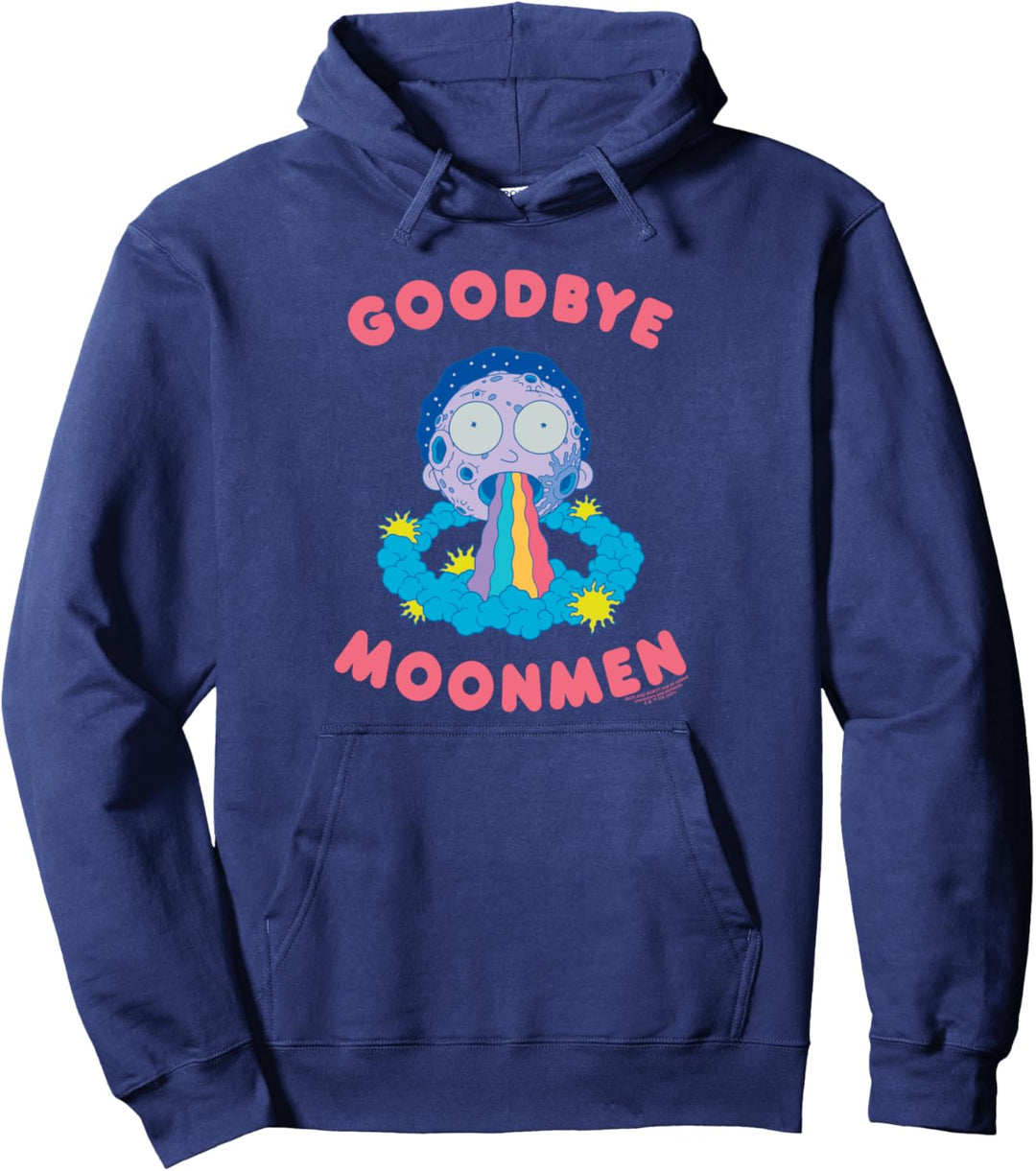 Rick and Morty Goodbye Moonmen Pullover Hoodie