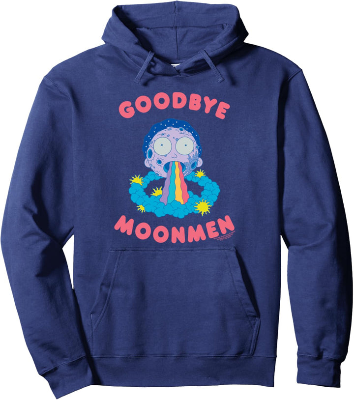 Rick and Morty Goodbye Moonmen Pullover Hoodie