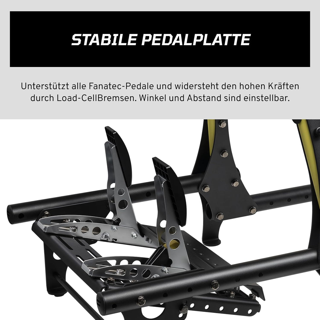 FANATEC Sim Racing CSL-Cockpit V1.5 – Stabiler, Leichter, Mit Stahlverstärktem Aluminiumrahmen, Univ