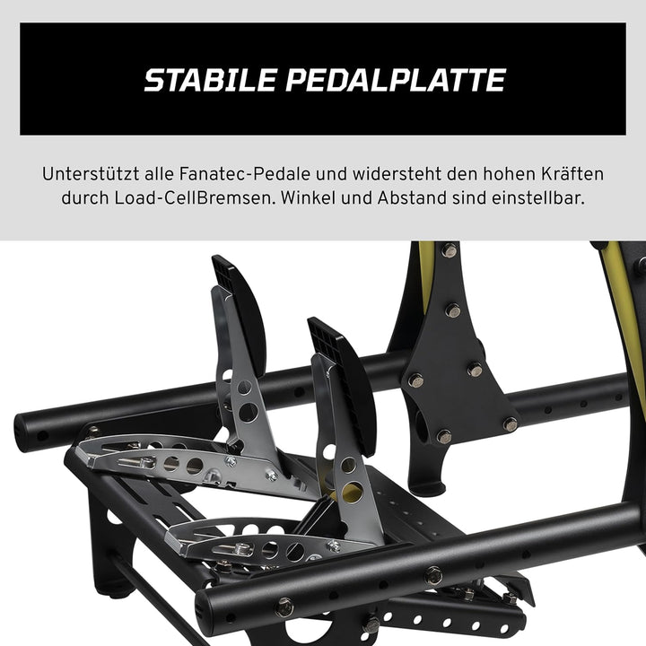 FANATEC Sim Racing CSL-Cockpit V1.5 – Stabiler, Leichter, Mit Stahlverstärktem Aluminiumrahmen, Univ