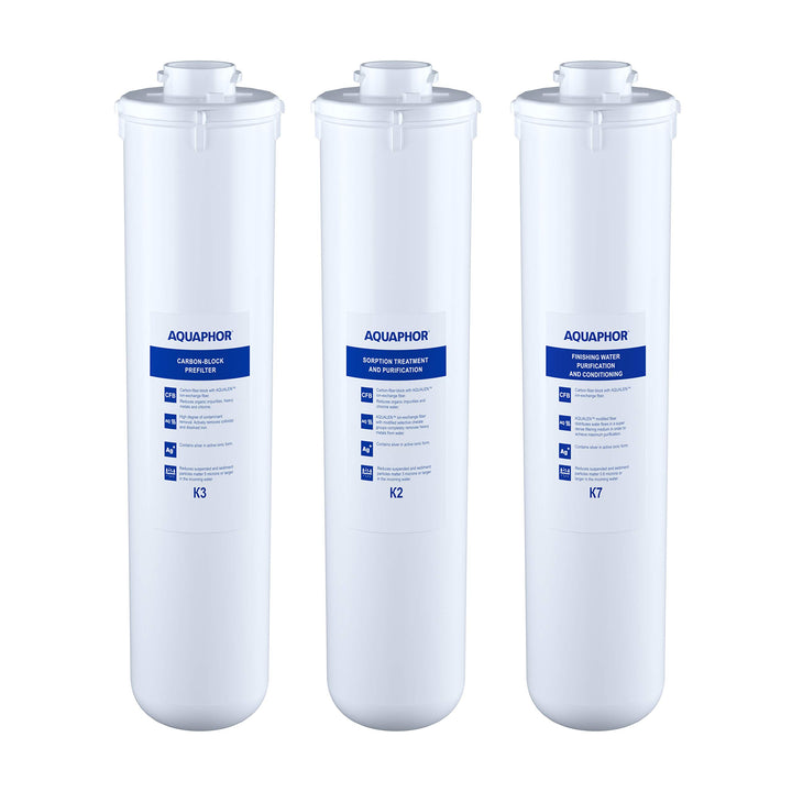 Aquaphor 208334 Crystal Ersatzkartuschen-Set K3-K2-K7
