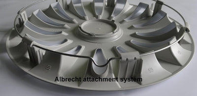 Albrecht automotive 09044 Radzierblende Ibiza 14 Zoll, 1 Satz 14 Zoll silber, 14 Zoll silber