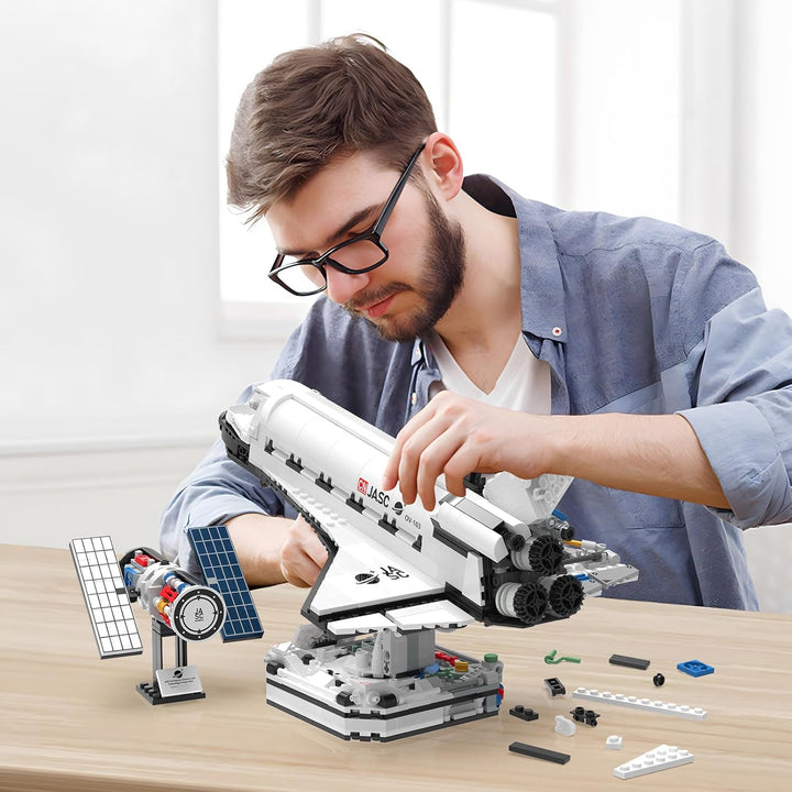 JMBricklayer Space Shuttle Building Blocks Kit 70122, Space Exploration Shuttle Construction Toys fo