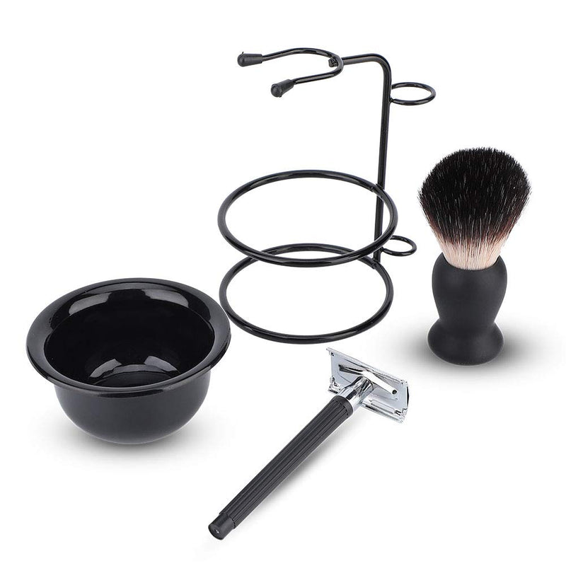 Herren Rasierset, Razor Geschenk Sets für Männer mit Heavy-Duty Stand, Seifenschale, Rasierpinsel un