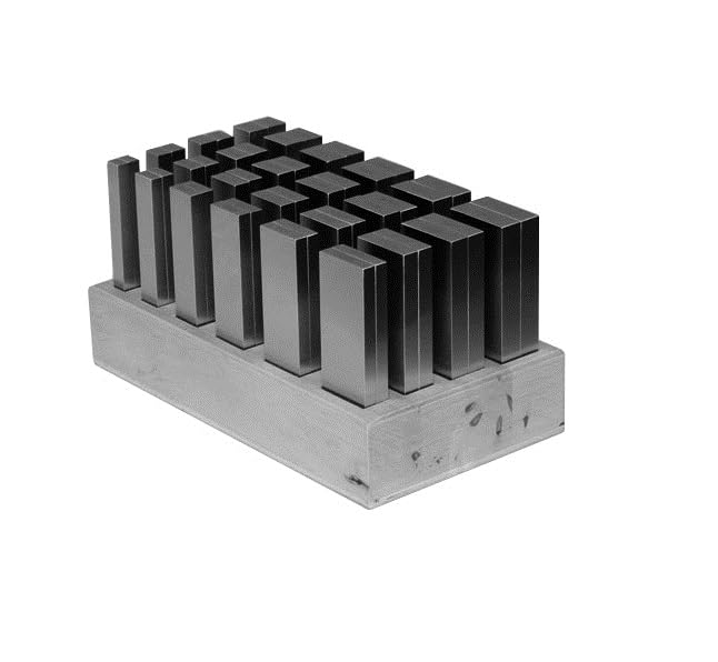 Parallelunterlagen 20 Paar 100 mm 0,01 mm im Holzständer