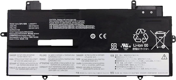 AKKEE L20M4P71 Laptop Akku für Lenovo ThinkPad X1 Carbon 9th 10th Gen ThinkPad X1 Yoga 6th 7th Gen S