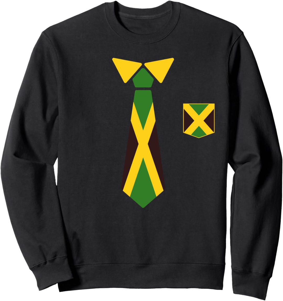 Jamaika Jamaikanische Flagge Karibik Urlaub Reggae Kostüm Sweatshirt