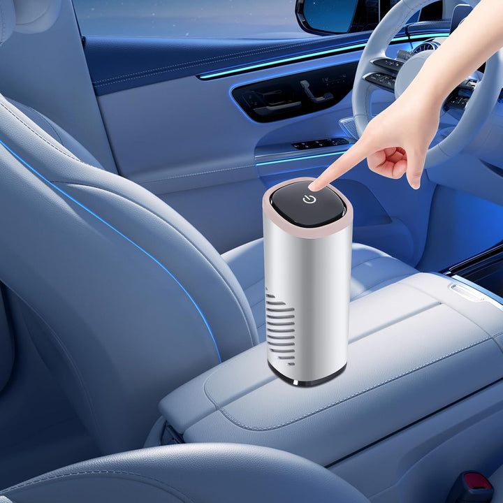 Luftreiniger mit Aromatherapie HEPA Luftfilter USB Powered Auto Luftreiniger tragbarer Luftreiniger