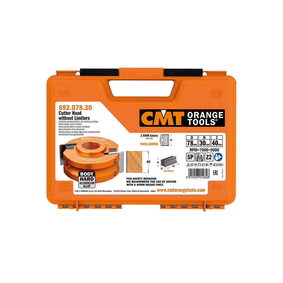 Cmt orange Tools 692.078.30 – Kopf die contracuch. D 78 x 40 °F 30