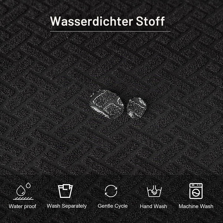 LANSHENG Stuhlbezug Sitzfläche Waschbarer Stretch Wasserdicht Jacquard Bezug für Stühle Esszimmerstu