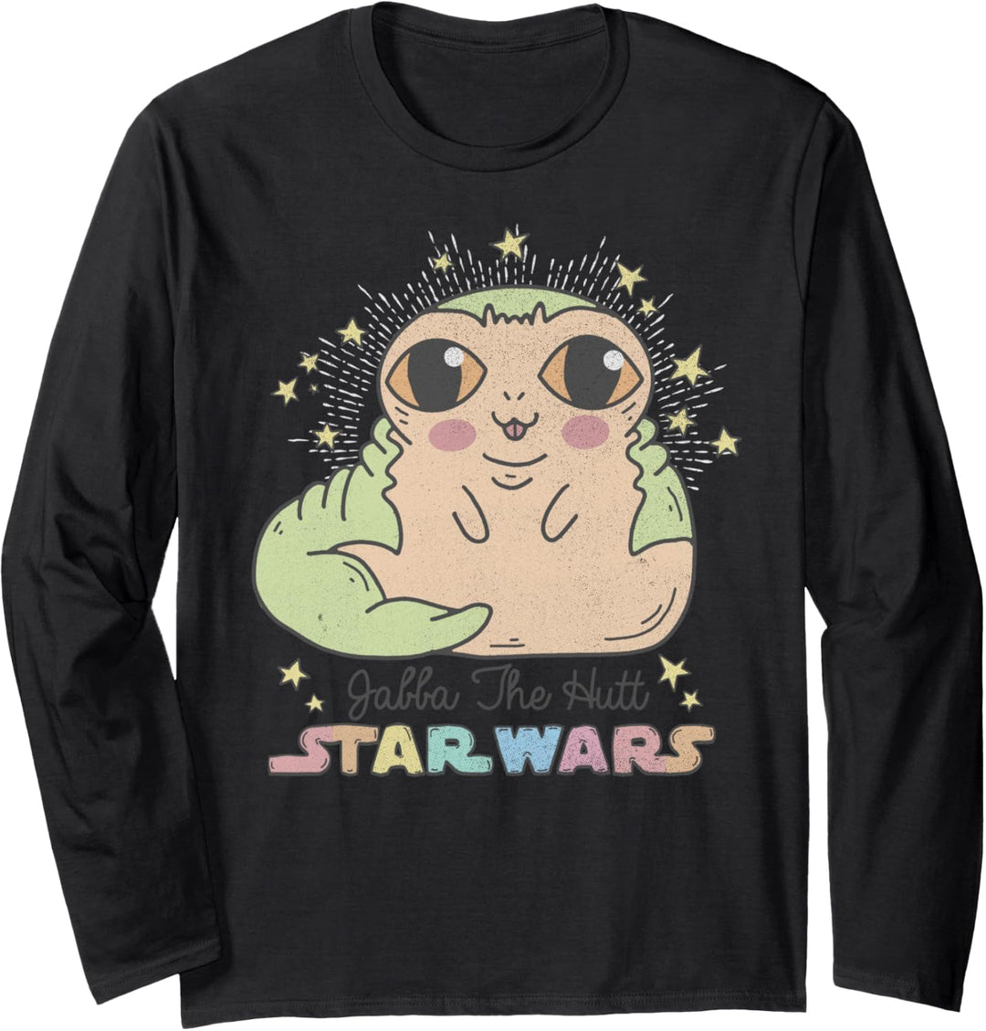 Star Wars Cute Cartoon Jabba The Hutt Langarmshirt