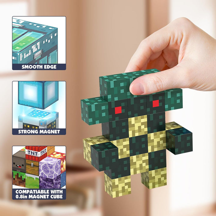 150 Teile Magnetische Bausteine, Baue Magnet 3D Pfeil und Bogen Bausteine Spielzeug für Kinder, Krea