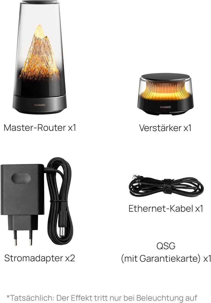 HUAWEI WiFi Mesh X3 Pro Suite Router, Dual-Band Wi-Fi 7 BE 3600, nahtloses Roaming, einfache Einrich