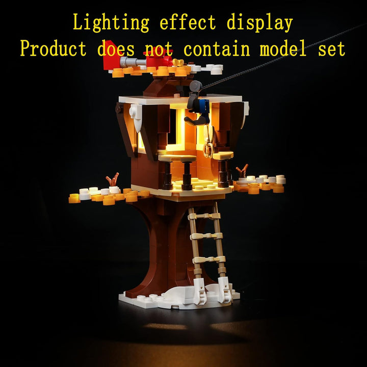GEAMENT LED Licht-Set Kompatibel mit Lego Ideas Home Alone Exklusives Bauset - Beleuchtungsset für I