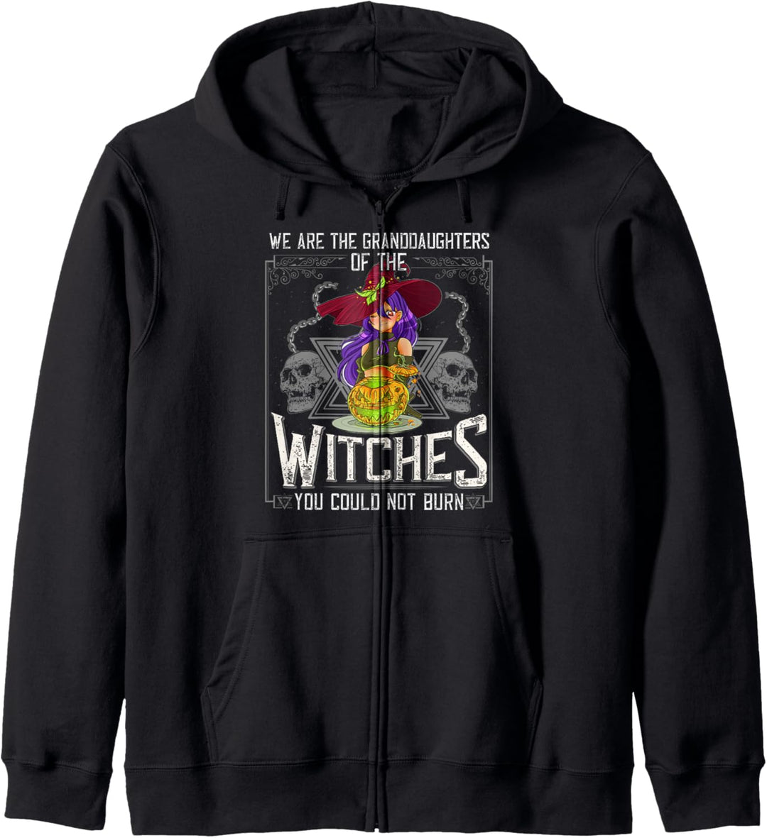 Wir sind die Enkelinnen von The Witches Shirt Halloween Kapuzenjacke