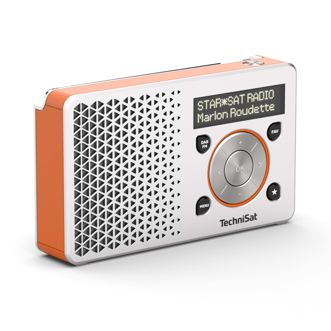 TechniSat DIGITRADIO 1 – tragbares DAB+ Radio mit Akku (DAB, UKW, FM, Lautsprecher, Kopfhörer-Anschl