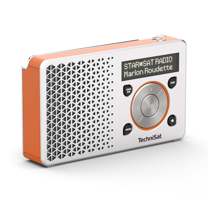 TechniSat DIGITRADIO 1 – tragbares DAB+ Radio mit Akku (DAB, UKW, FM, Lautsprecher, Kopfhörer-Anschl