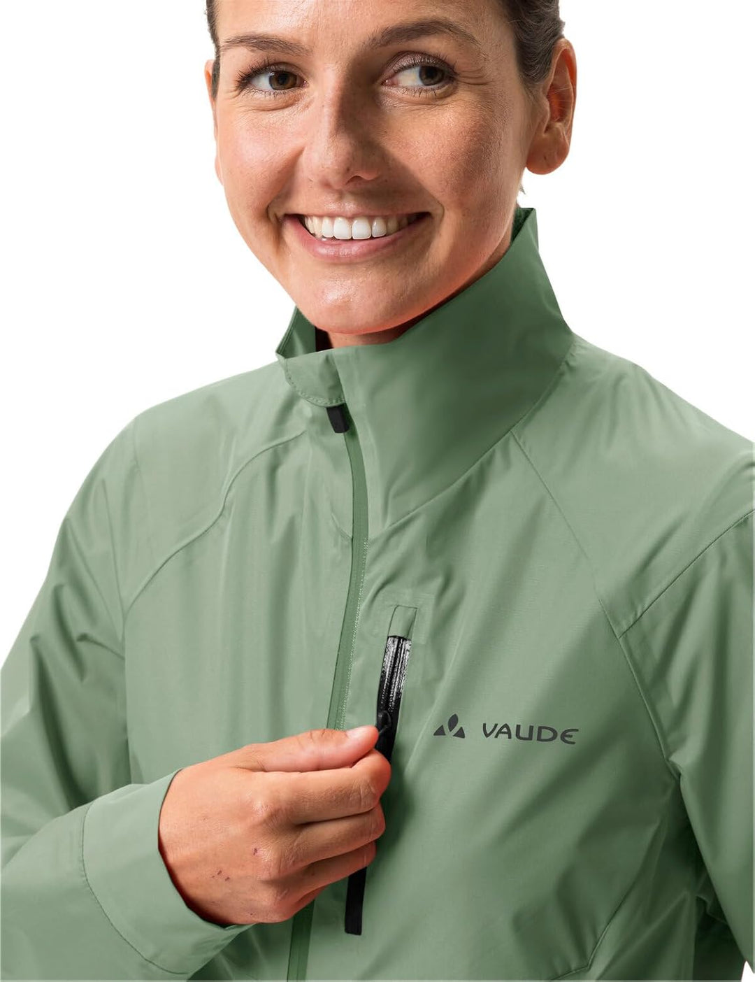 VAUDE Damen Women's Kuro Rain Jacket Jacke 44 willow green, 44 willow green
