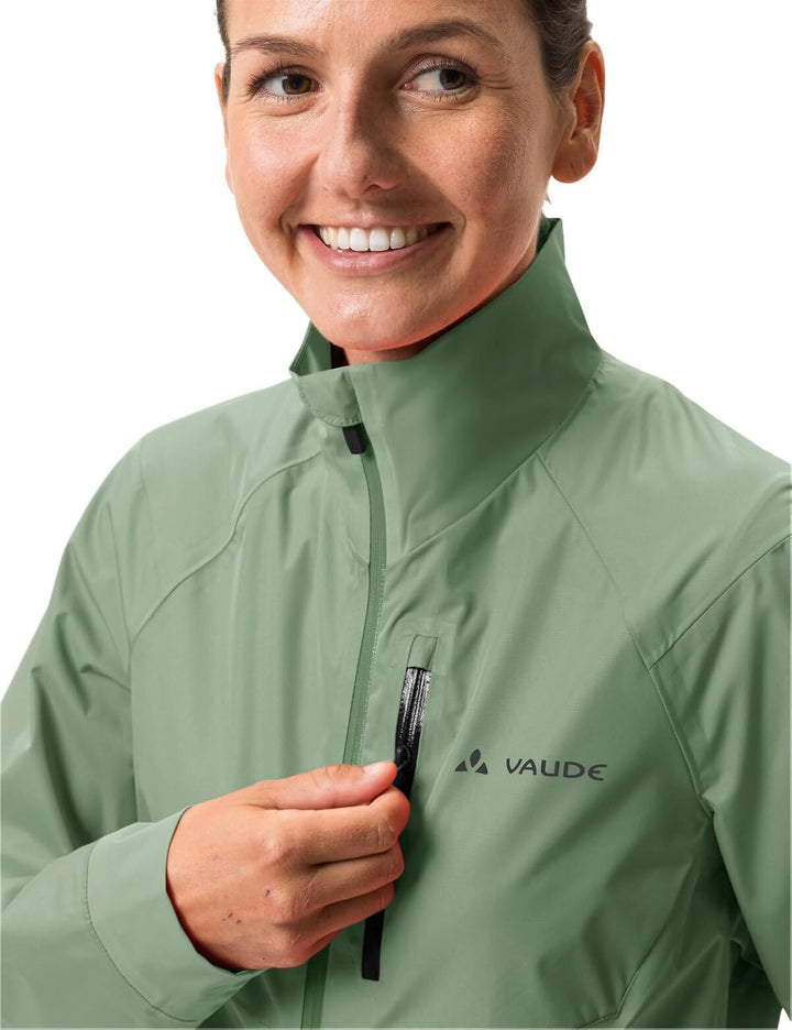 VAUDE Damen Women's Kuro Rain Jacket Jacke, willow green