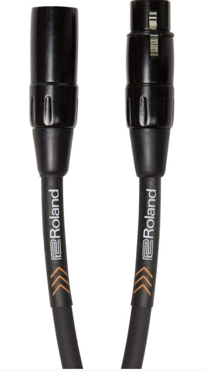 Roland Black-Serie symmetrisches Mikrofonkabel, Länge: 7,5m – RMC-B25, schwarz 7.5 Meters Single, 7.
