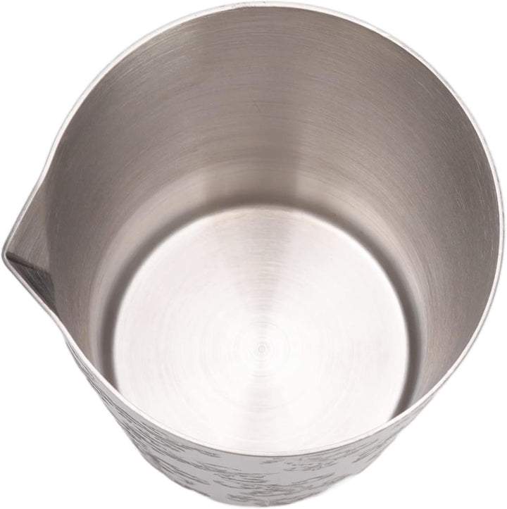Cocktail-Rührglas, Edelstahl-Messglas, Figurenbecher, Cocktail-Rührbecher, Rührbecher, Graviertes Ba