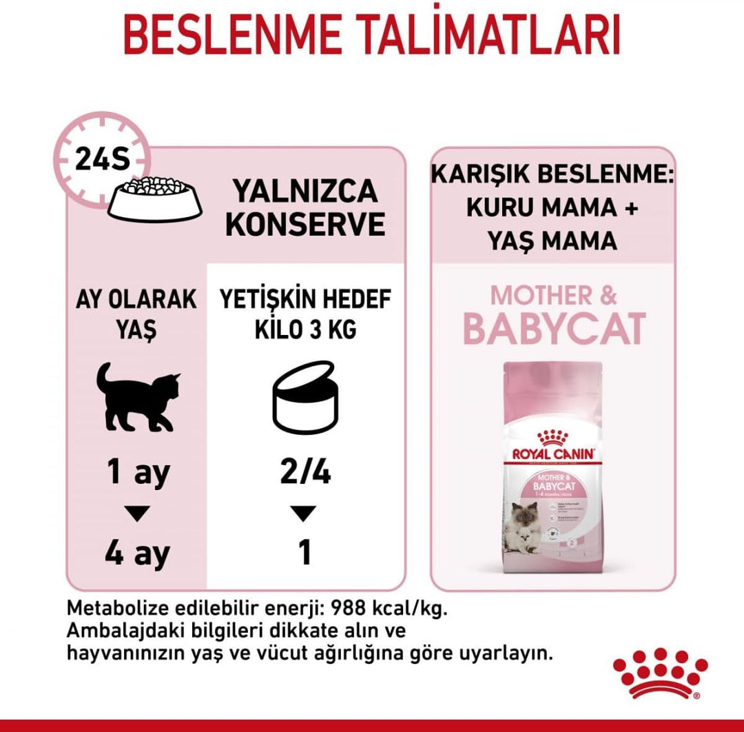 Royal Canin Mother &amp; Babycat Mousse | 12 x 195 g | Alleinfuttermittel für Katzen | Speziell für die