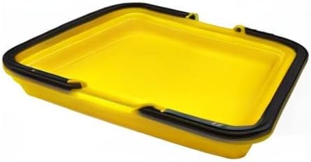 SAMMART 8L Zusammenklappbarer Korb mit Griff – Tragbarer Outdoor-Picknickkorb/Krater – Faltbare Eink