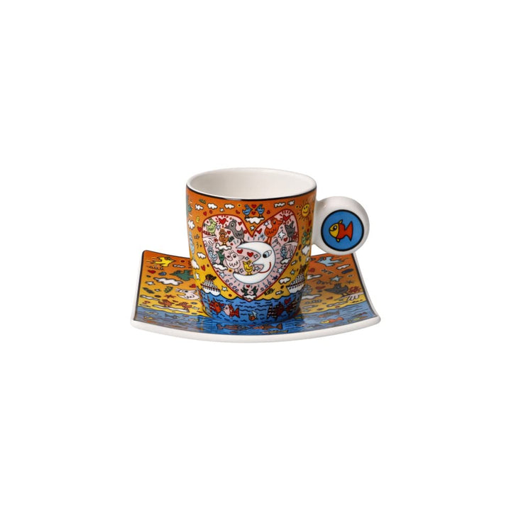 Espressotasse James Rizzi The Romance of the Sea - Pop Art