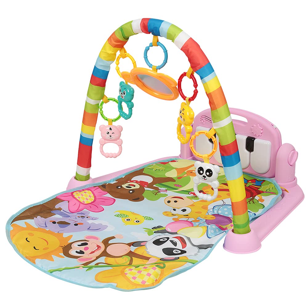 Baby Spielbogen Baby Spieldecke mit Musik & Lichtern ，Pädagogisches Spielzeug für Baby & Kleinkinder