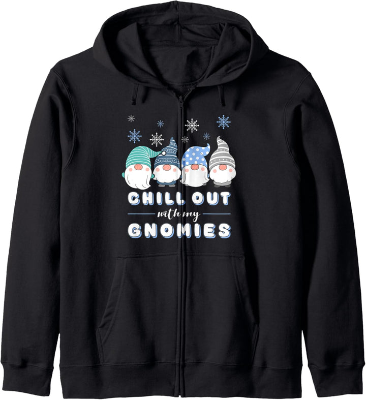 Winter Gnome, Weihnachts-Wichtel mit lustigem Spruch Kapuzenjacke