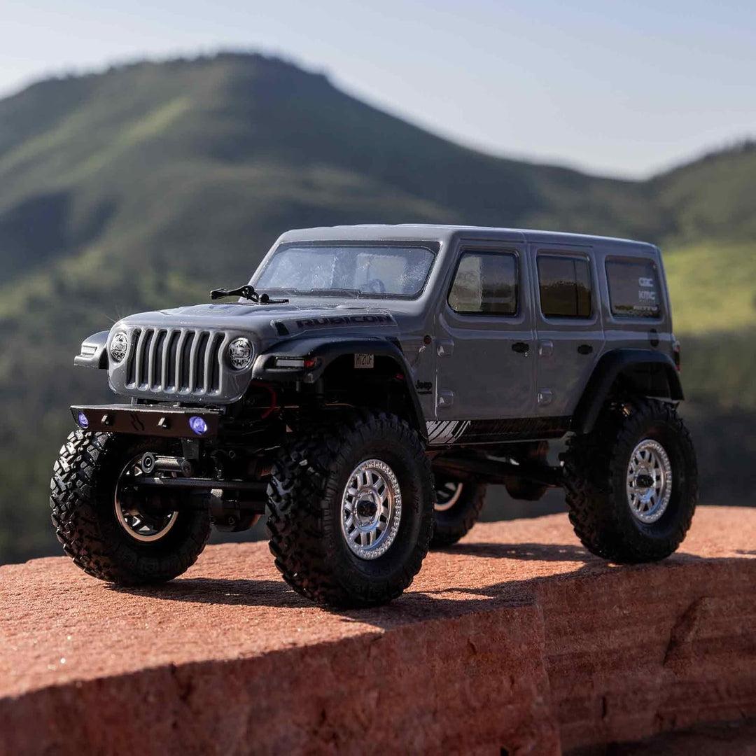 Axial RC Crawler SCX24 Jeep Wrangler 1/24 Scale 4WD RTR Grau