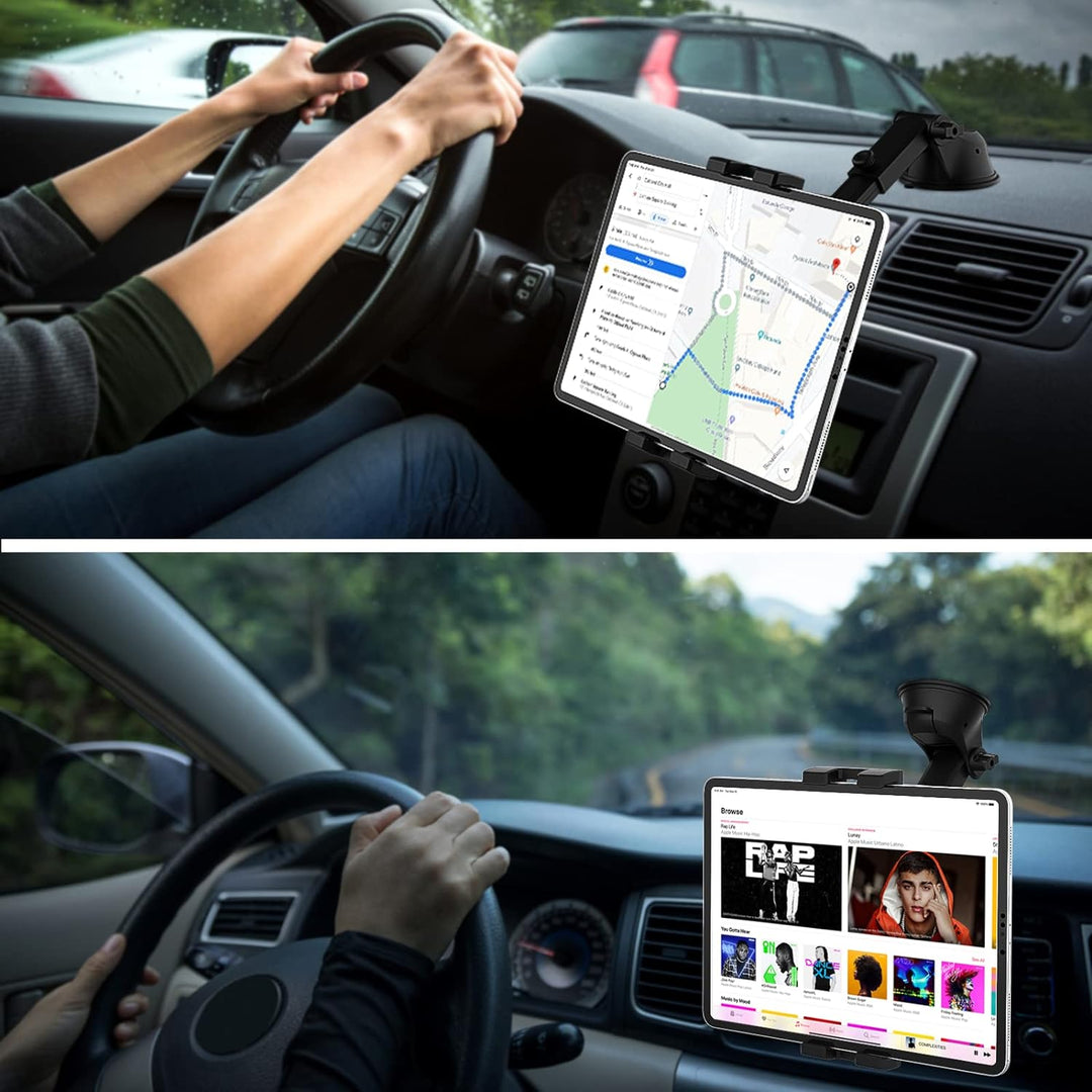 Armaturenbrett Tablethalterungen Auto Vorne, woleyi KFZ/LKW Tablet Halterung Saugnapf Stark, Windsch