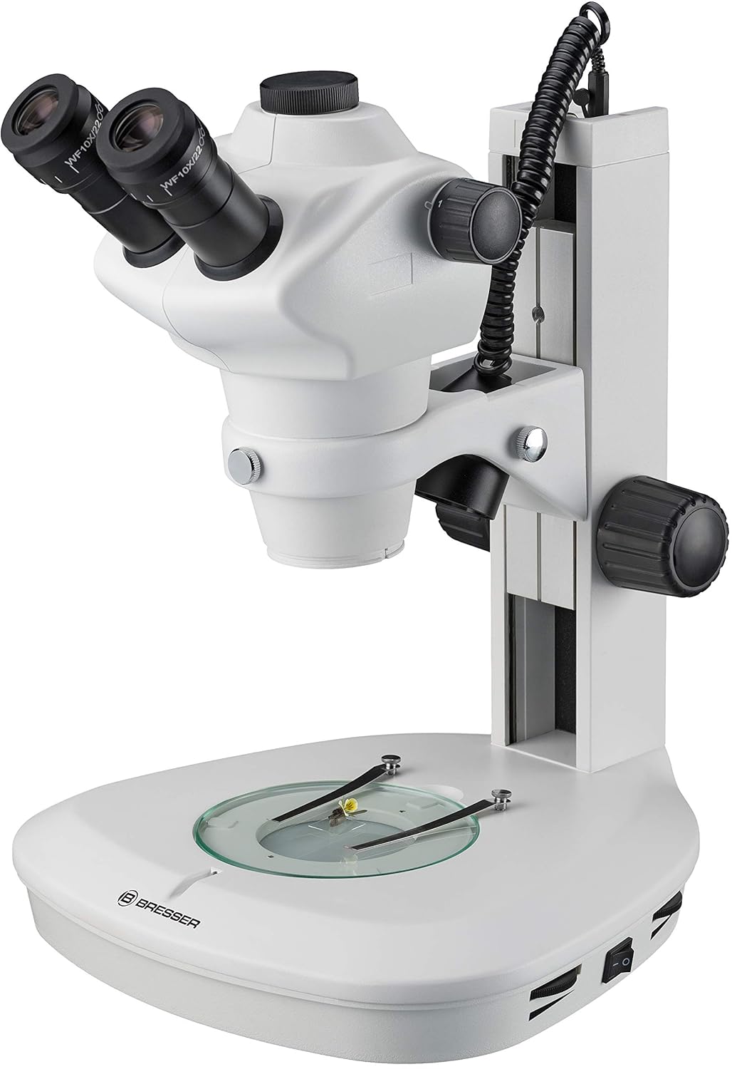 Bresser professionelles Auflicht- Durchlicht Stereo Mikroskop Science ETD-201 8-50x Vergrösserung, m