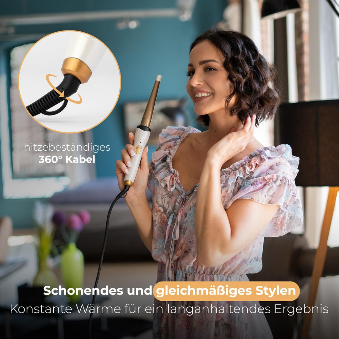 ProfiCare® Lockenstab | variable Lockengrössen | Lockenwickler | Lockenstyler mit Ionisierungsfunkti