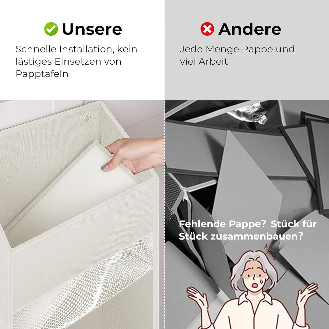 GRANNY SAYS Hängeorganizer Tür mit 5 Fächern, Packung mit 2 hinter der Tür hängenden Speicherorganis