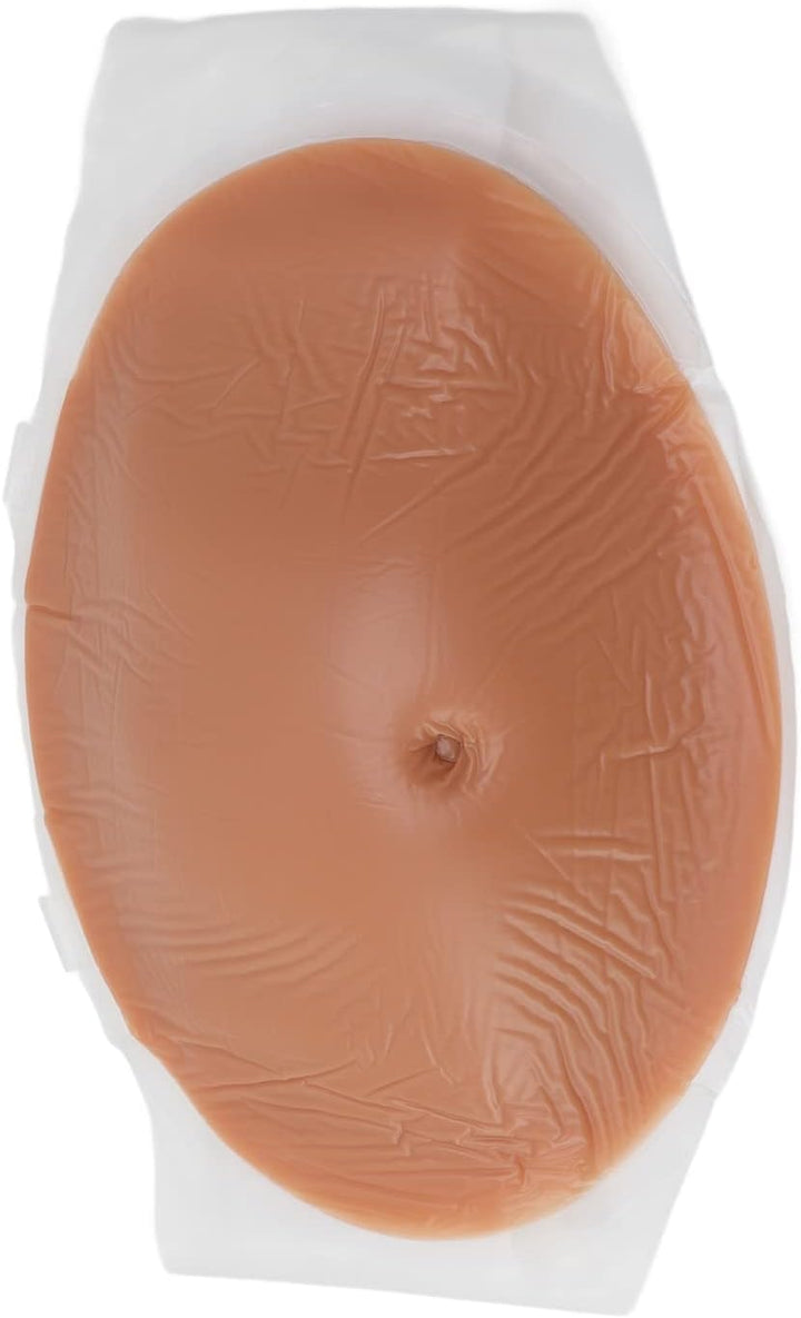 Fafeicy Verstellbarer Gefälschter Schwangerschaftsbauch, Silikon Atmungsaktiv Elastisch Künstlicher