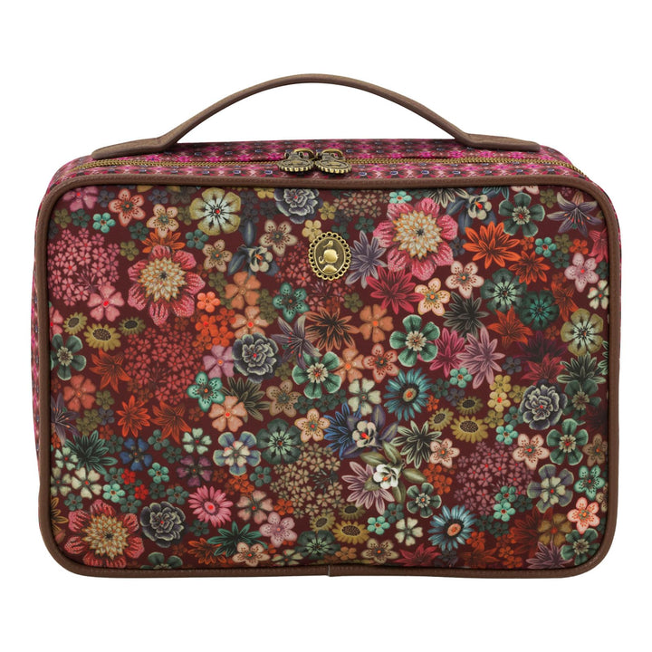 Pip Studio Beauty Case Square Large Tutti i Fiori 27x19x10cm, -Pink