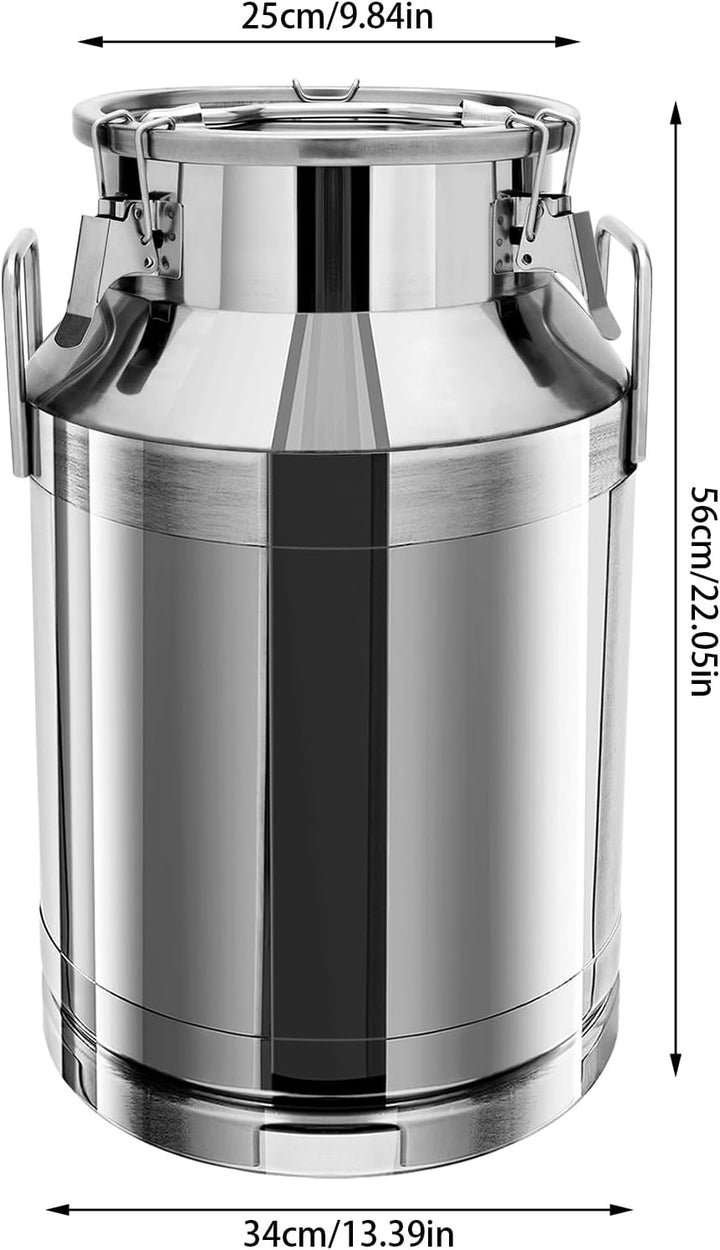 201 Milchkännchen aus Edelstahl Milchkännchen Milchkanne drei Fassungsvermögen silber zur Aufbewahru