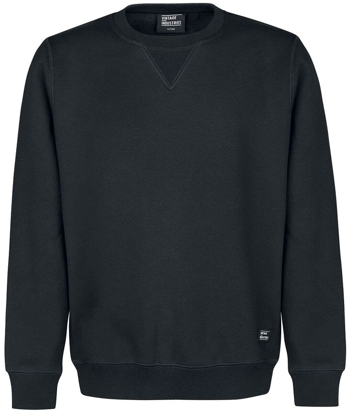 Vintage Industries Greeley Crewneck Sweatshirt (Black,M)