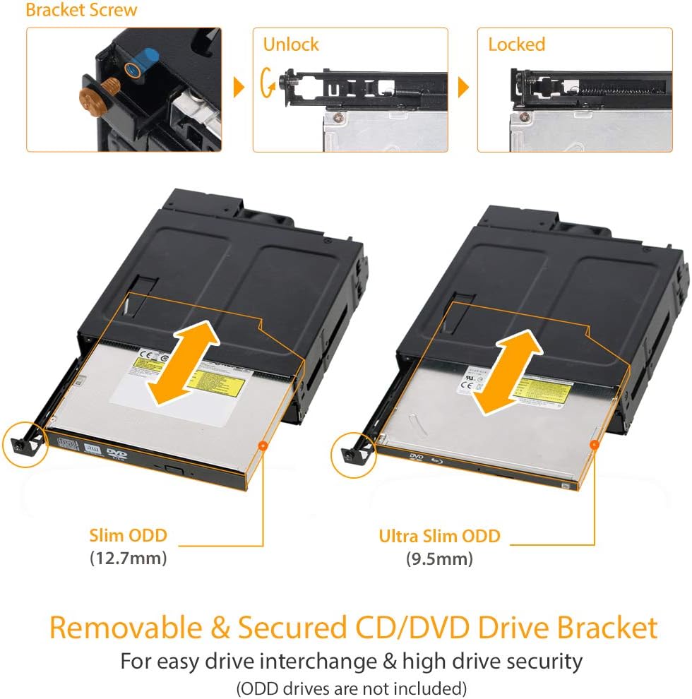 ICY DOCK ToughArmor MB604SPO-B - Wechselrahmen für 2X 2,5 Zoll SATA/SAS SSD/HDD und 1x SATA (Ultra)