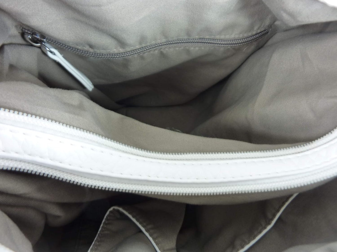 kennydoo Rucksacktasche I 2in1 Damen Rucksack und Handtasche in Einem I Schultertasche einfarbig uni