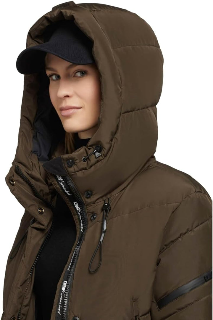 khujo Damen Steppmantel Sonje 5 XS Ran-gre Braun, XS Ran-gre Braun